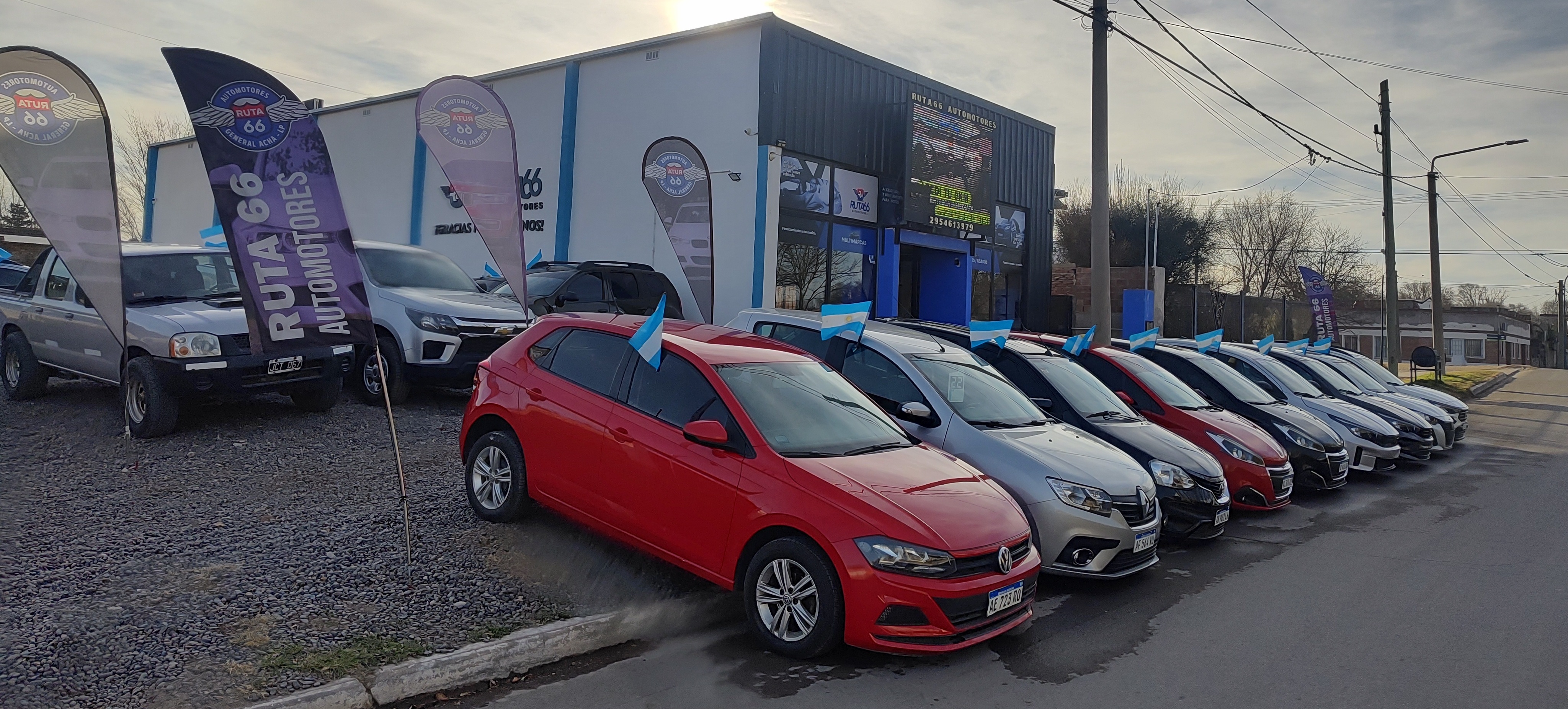 Frente RUTA66 automotores.